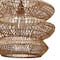 Hello Honey® 16" Boho Natural Woven Rattan Sculptural Pendant Light